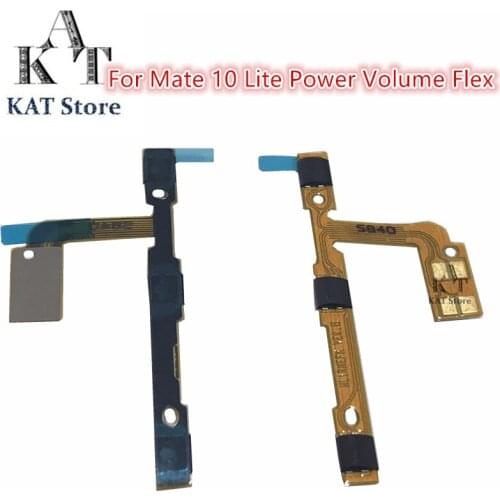 1PCS Power On Off Button Switch Flex Cable For Huawei Mate 10 Lite Switch On Off Volume Switch Flex Cable Replacement Parts