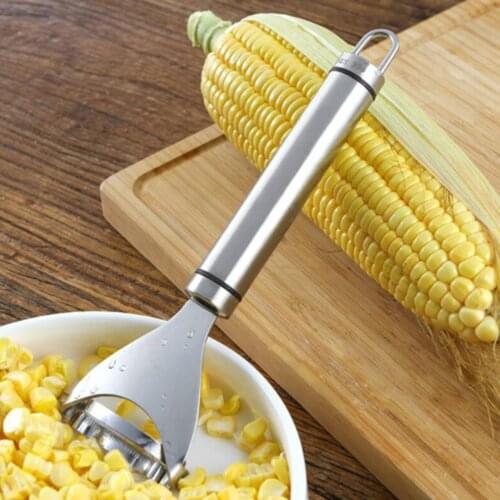1PC Corn Peeler Premium Stainless Steel Corn Cutter Cob Peeler Corn Stripper Kernel Cutter Vegetable Sheller Fruit Kitchen Tools