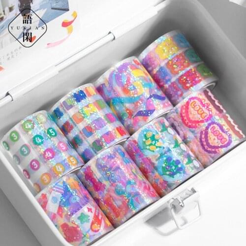 10pcs/1lot Decorative Adhesive Tapes Movie life Scrapbooking DIY Paper Japanese Stickers 3m
