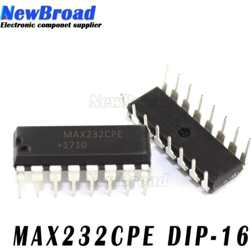 10PCS MAX232CPE DIP16 MAX232C DIP MAX232 DIP-16 MAX232EPE RS-232 Drivers/Receivers new and original