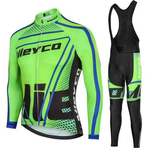 2020 Pro Team Mieyco Cycling Clothing Long Sleeves Autumn Spring Men Bicycle Jersey MTB Bike Ropa Ciclismo Cycle Sportswear Set
