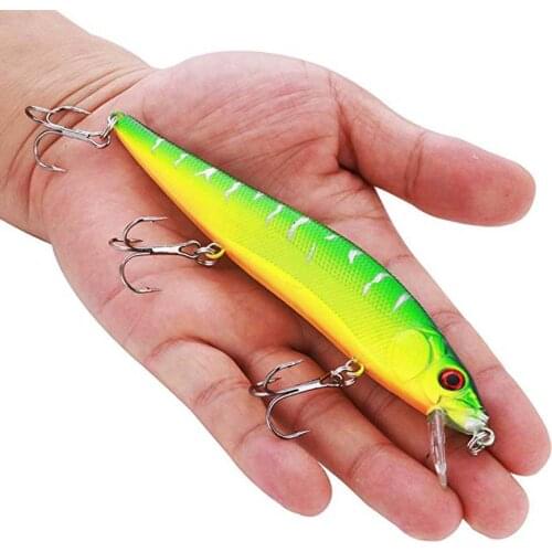 5pcs/lot Fishing Lure 14cm 22.5g Minnow Large Hard Bait with 3 Treble Hook Fishing Tackle Lure 3D Simulated Eyes Crankbait