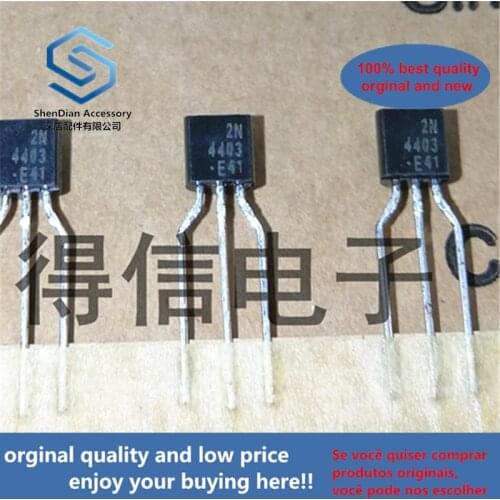 50pcs 100% orginal new KA4403 2N4403 4403 PNP General Purpose Amplifier To-92 real photo
