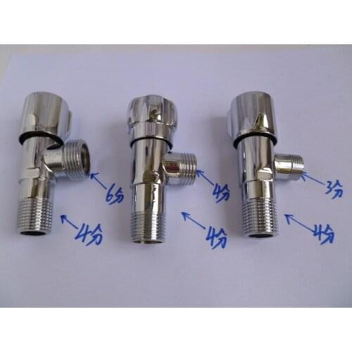 6 points triangular valve Siemens World Expo washing machine dedicated angle valve 4 points into the water 6 points outlet