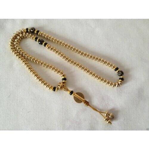 7 x 4 mm copper Buddha prayer Tibetan Buddhism worry Myra bead necklace bracelet