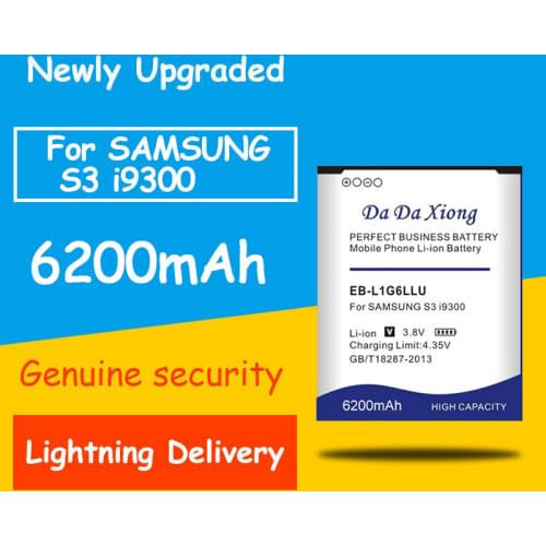 6200mAh EB-L1G6LLU Battery for Samsung GALAXY S3 i9300 i747 i9308 i9305 i879 i9060 i9301 i9118 i9082 i535 i9308 L710 M440S T999