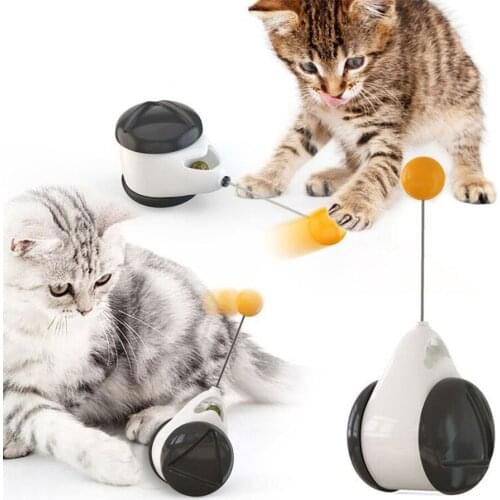 Automatic Smart Cat Toy with Wheels No need recharge cat toys interactive Lrregular Rotating Mode Funny not boring cat supplies