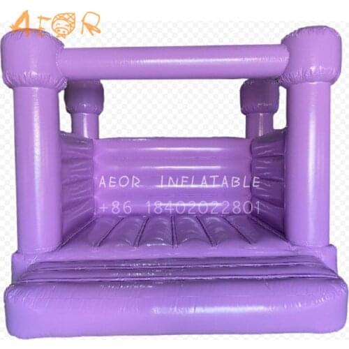 Hot sale outdoor Taro Bounce House inflatable wedding castle for rental commercial grade inflatable bouncer