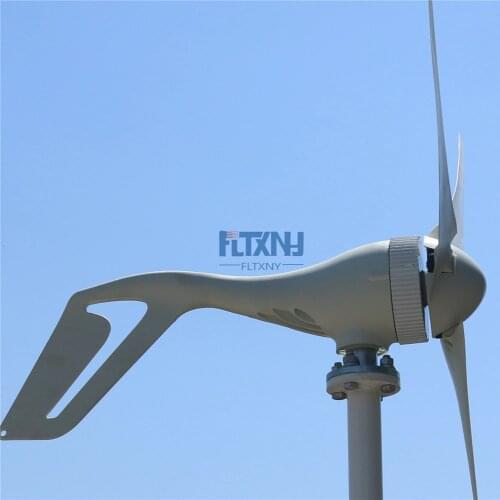 2020 Best Selling Wind Generator 400W Wind Turbine with 3/5PCS Blades + Wind Generator Charge Controller, For Marine and Land