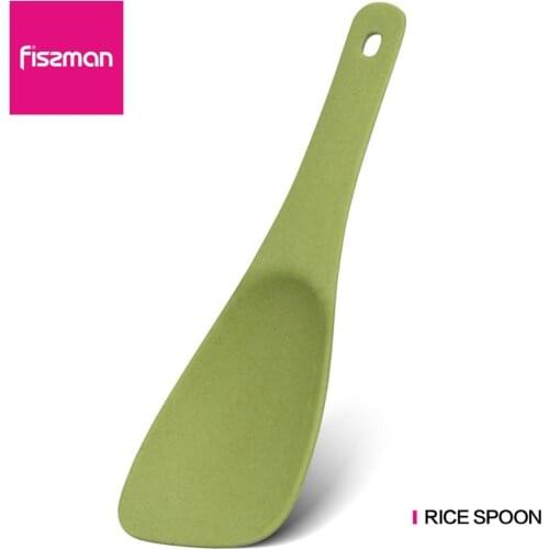 FISSMAN Bamboo Fibre Rice Spoon Eco-friendly Healthy Paddle Rice Scoop Meal Shovel