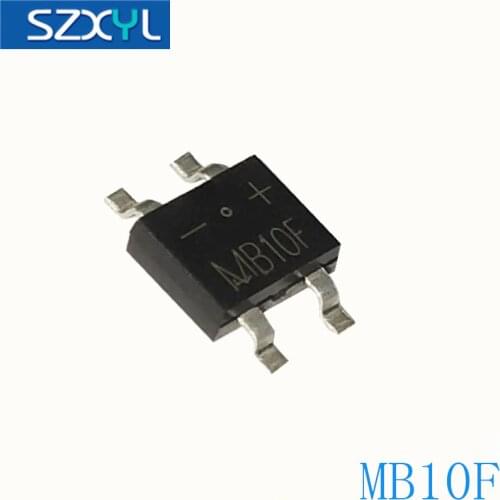 MB10F package SOP-4 0.8A 1000V SMD rectifier bridge with stable quality