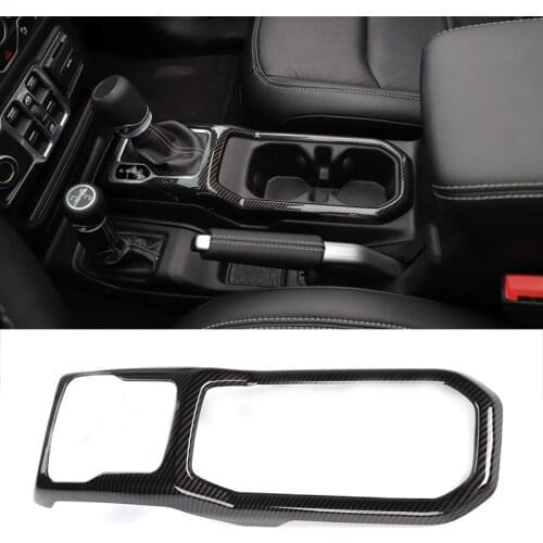 Gear Shift Panel Cover Frame Interior Trim for 2018-2019 Jeep Wrangler JL Car Accessories
