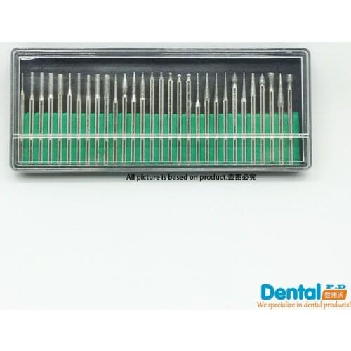 1Box Dental Lab Equipment Diamond Burs Millers Tooth Drill Jewelers Dentist Product Free Shipping