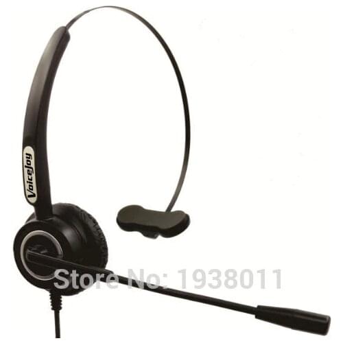 Call Center Telephone Headset Headphone with Mic for Yealink SIP-T19P T20P T21P T22P T26P T28P T32G T41P T38G T42G T46G T48G