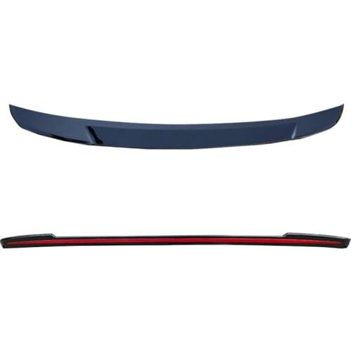 Osmrk rear roof spoiler with led brake light turn signal driving light assembly for Volkswagen passat 2017-2020