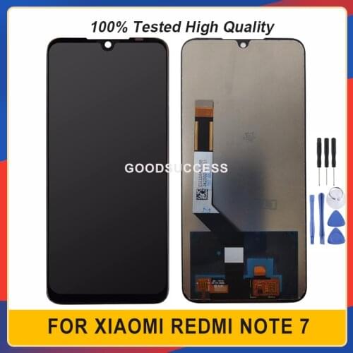 6.3" New For Xiaomi Redmi Note 7 / Redmi Note 7 Pro LCD Display Digitizer Screen Touch Panel Glass Sensor Assembly Free Tools