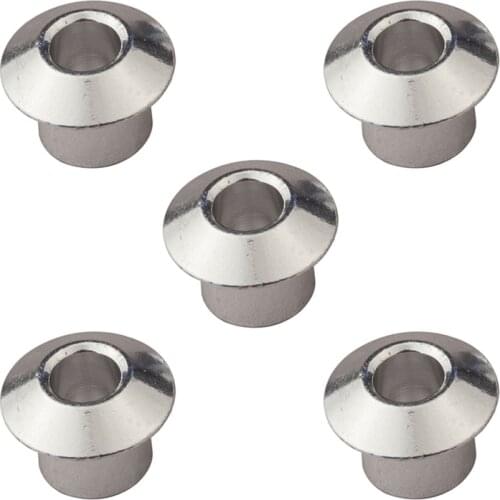 5PCS Water Cooling Pipe Aluminum Alloy Connector Sleeve Bushing fr RC Electric Methanol Petrol Boat Silicone Tube Fastener Parts