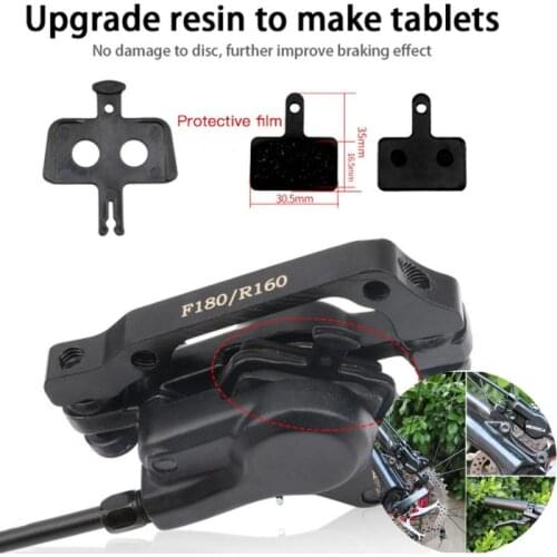 800/1400mm Bicycle Brake Oil Pressure Disc Brake Cycling Double Piston Drive MTB Bicycle Hydraulic Disc Brakes Bike Accessories