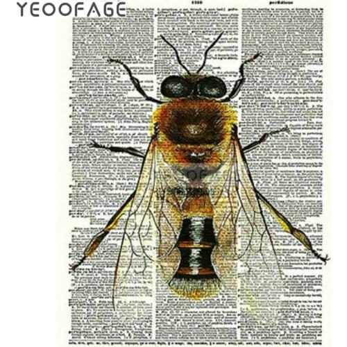 Diamond Embroidery Animal bee Diy 5d Diamond Painting Cross Stitch Full Square rhinestones Mosaic Pasted Crafts Needlework