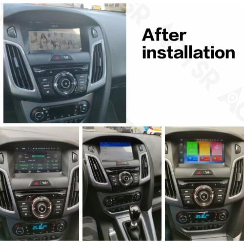 Aotsr Android 9.0 GPS navigation Car DVD Player For Ford Focus 2012-2017 multimedia 2 din radio stereo 64GB Free backup camera