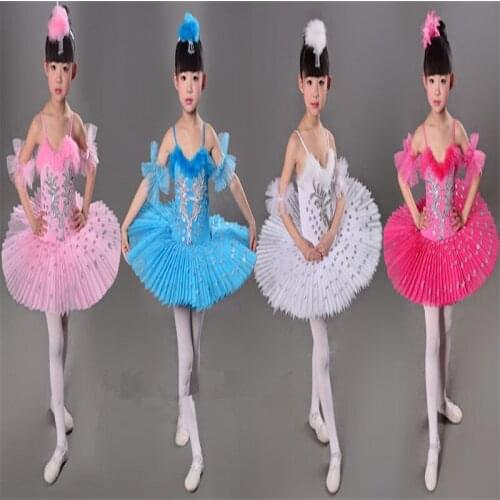 Swan Lake Ballet Tutu Costume For Girls Children Ballerina Dress Kids Ballet Dress tutu Dance wear Princess Tutu Skirts