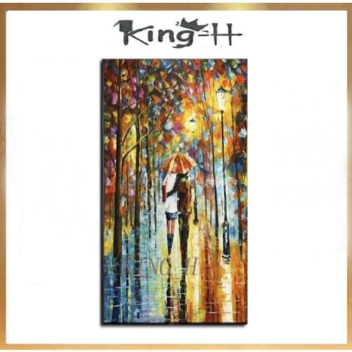 Big size Handpainted flower Knife tree Oil Paintings On Canvas home Decoration Wall Pictures For office living room Home Decor