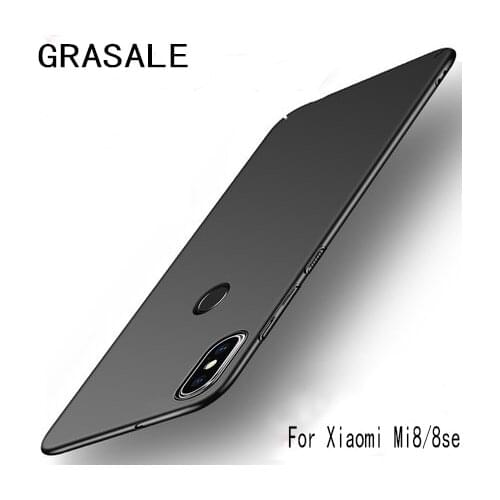 For Xiaomi Mi 8 8Se Case Hard PC Slim Coque Matte Skin Protective Back cover cases for xiaomi mi8 mi 8Se full cover phone shell