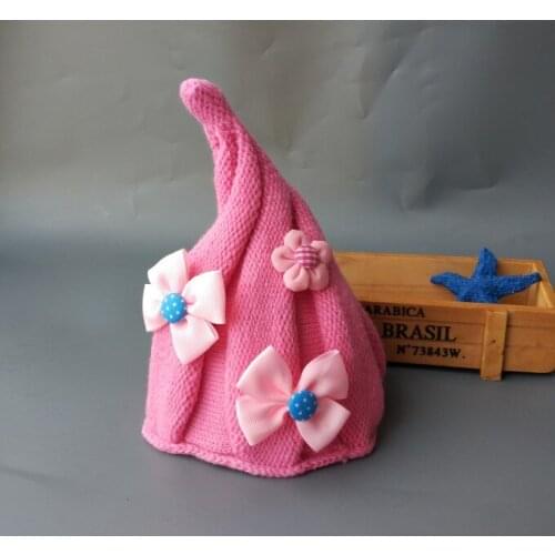 Baby Cap Hat Winter Korean Newborn Baby Hat Lovely Knitted Wool Children Cap Baby Cap for Kids 3-48 M