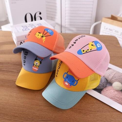 Doitbest Children Baseball Cap summer Hip Hop Parachute cartoon animal kids sun Hats Boys Girls Caps child snapback Hat gorras