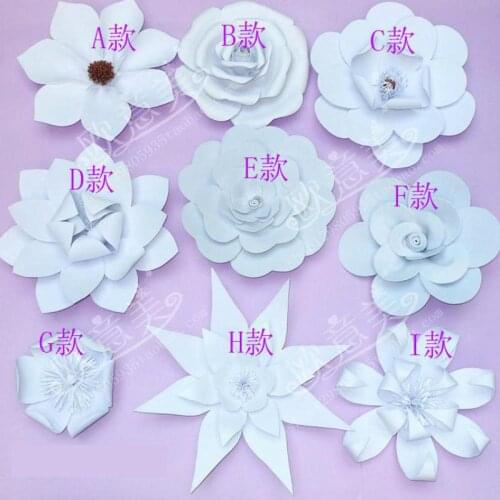 Giant Paper Foam Rose Flowers Roses 10pcs 20CM Stage Wedding Party Event Background Table Decorations decoracao de festa