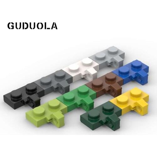Guduola Special Plate 44567 Hinge Plate 1 x 2 Locking with Vertical Stub with Bottom Groove MOC Building Block 80pcs/LOT