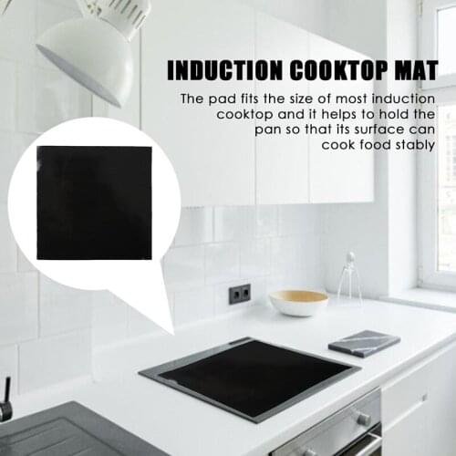 Induction Cover Mat Cooktop Protector Nonslip Silicone Heat Insulation Pad Cook Top Cover Reusable C1