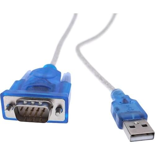 2Pcs CH340 USB to RS232 Serial Total Length 80cm Port 9 Pin DB9 Cable Serial COM Port Adapter Convertor Support Windows 7