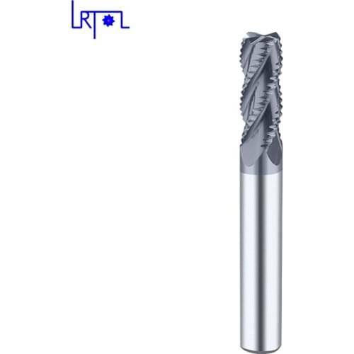 HRC50 4Flutes tungsten solide Roughing End Mills Spiral Bit Milling Tools Carbide CNC Router bits