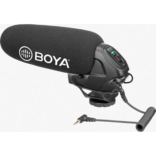 BOYA BM3030 Condenser Microphone On Camera MIC Wired 3.5mm Recording Studio Voice For Canon Youtube Professional Microphone 1 or
