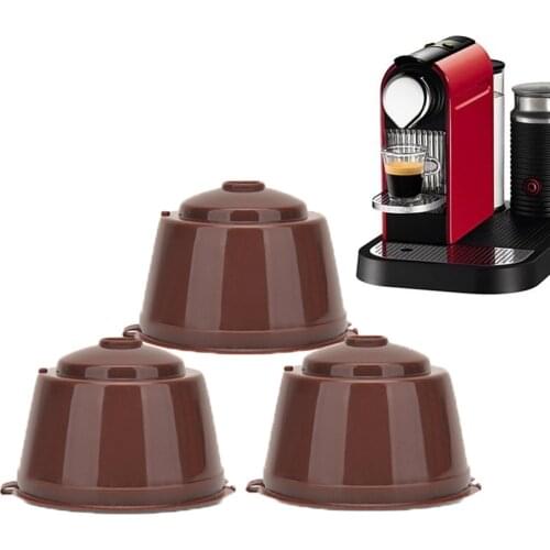 Reusable Coffee Capsule Filter Cup for Nescafe Dolce Gusto Refillable Caps Spoon Brush Filter Baskets Pod for Coffee Machine