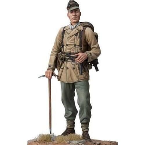 Unassambled 1/16 120MM GK Gebirgsjager 120mm Historical Resin kit miniature model Unpainted