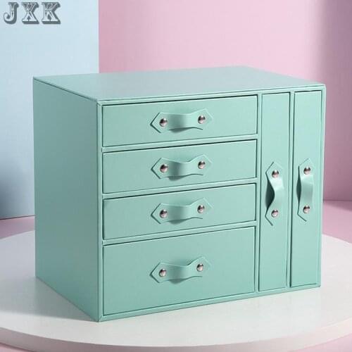 Jewelry box with lock multi-functional jewelry box princess European large capacity jewelry box jewellery organizer