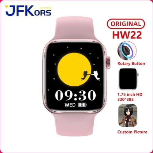 Smart Watch 2021 Men Women HW22 1.75 inch Screen Play music Sleep Monitor Password lock PK iwo 13 amazfit bip u hw12 hw16