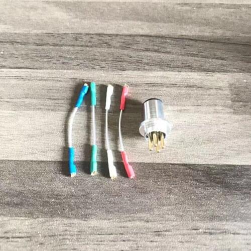 STEREO TURNTABLE FOUR PIN 4 PIN CONNECTOR HEADSHELL CN5625 For Technics1200 1210 with CARTRIDGE WIRES