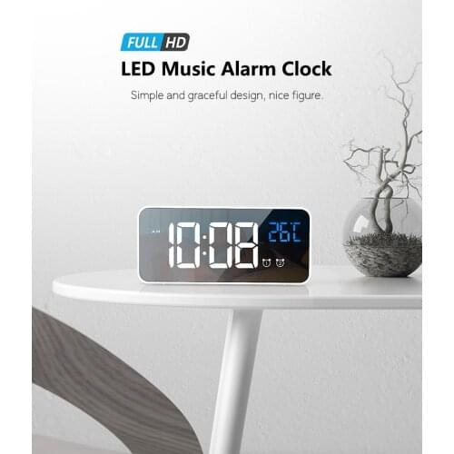 LED charging music small alarm clock.Simple.Fashion. Quality Life