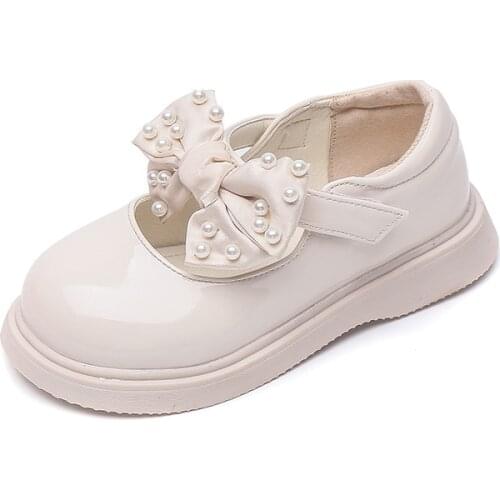 Girls Shoes Spring Autumn Fashion Kids Leather Shoes New Retro Baby Princess Shoes Soft Sole Childrens Casual Shoes Breathable