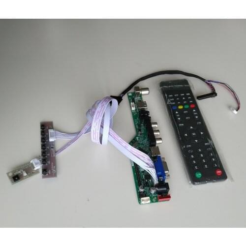 TV HDMI VGA AV USB AUDIO LCD LED card Controller Board kit DIY For M101NWT2 R21 1024X600 Panel Screen display