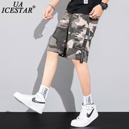 UAICESTAR Cotton Camouflage Shorts Men 2021 Summer Brand Casual Harajuku Pants Men Hip hop Streetwear Jogger M-8XL Mens Shorts