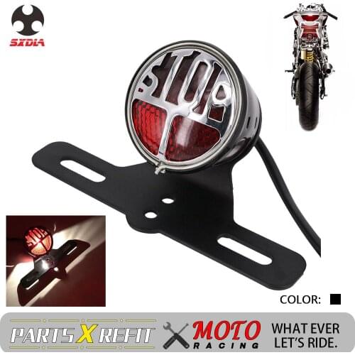 Universal 12V Tail Light Motorcycle Stop Signal Indicator Motorbike Blinker Turn Signals Brake Lights for Moto Accessories