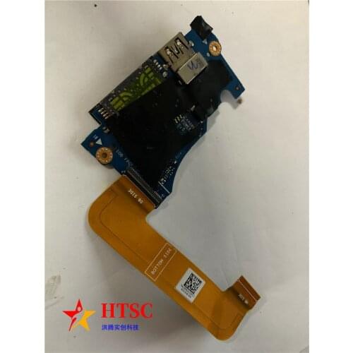 Original Power Button USB Card Reader Board for Dell XPS 13 9343 9350 9360 LS-C881P with cable 005njv 100% TESED OK