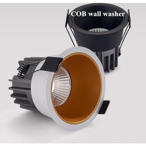 Dimmable recessed LED downlights 7W 10W 12W COB LED Ceiling lamp Spot lights lampnarrow side opening LED lamp indoor lighting