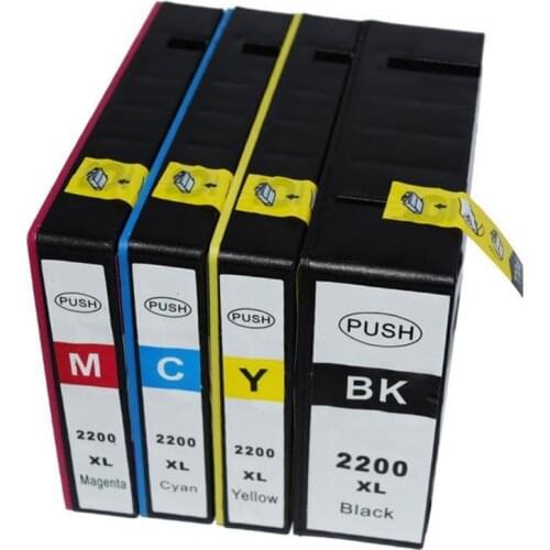 YLC 1set PGI2200 XL PGI-2200XL Compatible ink cartridge For Canon MAXIFY iB4020 MAXIFY MB5020 MAXIFY MB5320 printer