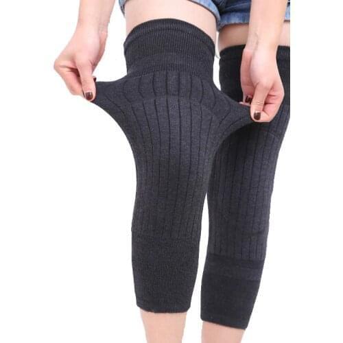 1 Pair Motorcycle Cashmere Knee Protector Winter Elasticity Warm Knee Pad Relief Prevent Arthritis Knee Guard Sport Knee Support