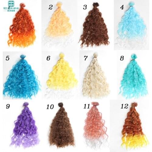 1pcs 25cm*100cm Small volumes of wool stereotypes hair for dolls1/3 1/4 1/6 BJD SD DIY Accessories for dolls